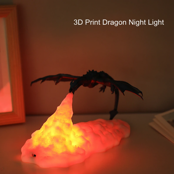 3D Dragon LED Lamps