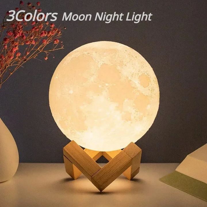 Starry Moon LED Lamp